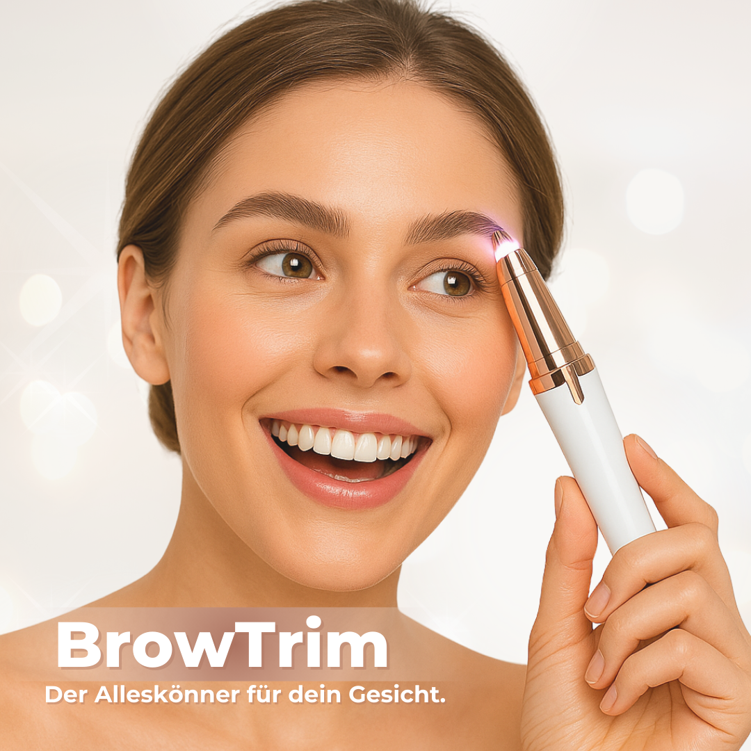 BrowTrim I Augenbrauen-Trimmer für schmerzfreie, definierte Augenbrauen