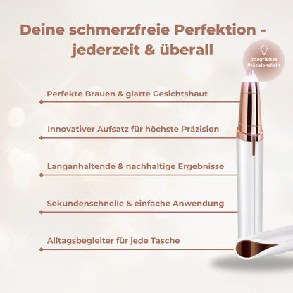 BrowTrim I Augenbrauen-Trimmer für schmerzfreie, definierte Augenbrauen