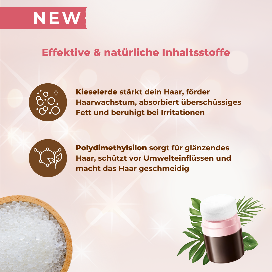 FreshPuff I Trockenshampoo-Puder-Stick für frische Haare unterwegs