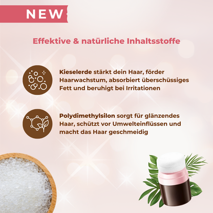 FreshPuff I Trockenshampoo-Puder-Stick für frische Haare unterwegs