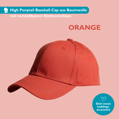 PonyCap I High Ponytail Baseball Cap für Sport und Alltag