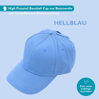 PonyCap I High Ponytail Baseball Cap für Sport und Alltag