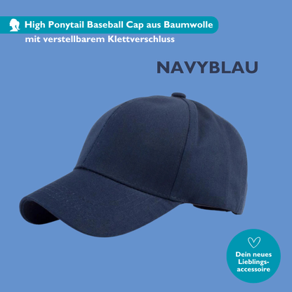 PonyCap I High Ponytail Baseball Cap für Sport und Alltag