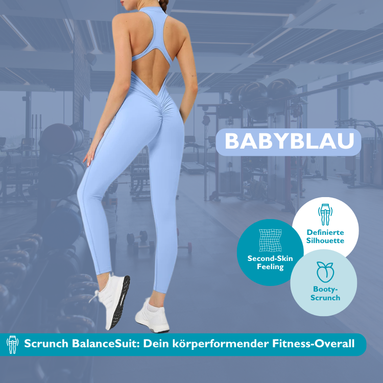 Scrunch BalanceSuit I Shaping Fitness-und Yoga-Overall