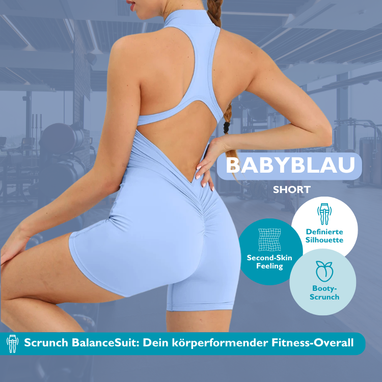 Scrunch BalanceSuit I Shaping Fitness-und Yoga-Overall