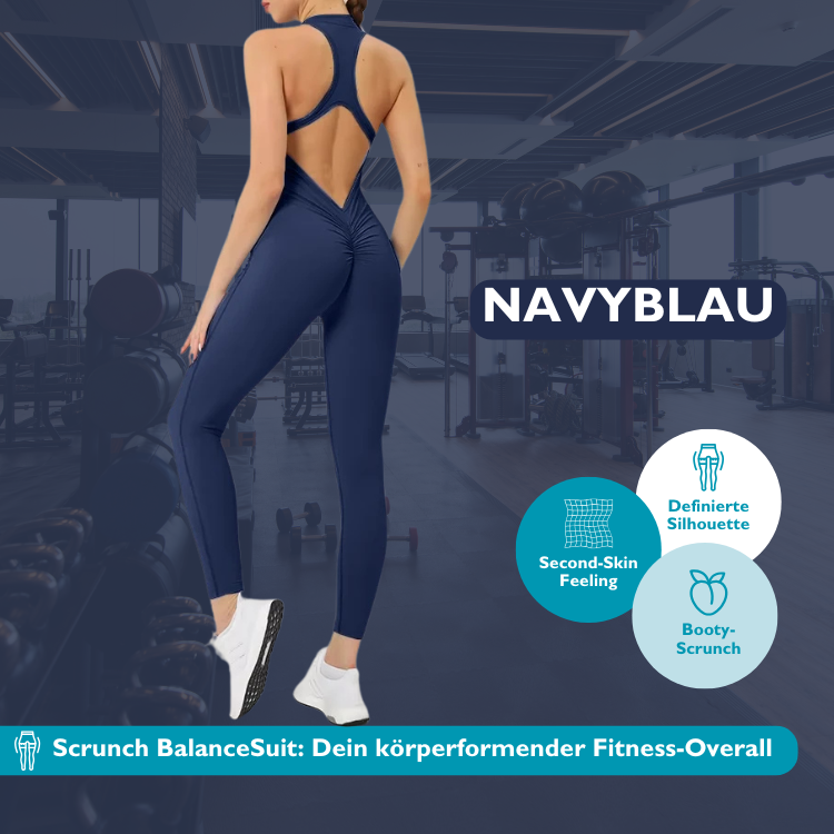 Scrunch BalanceSuit I Shaping Fitness-und Yoga-Overall