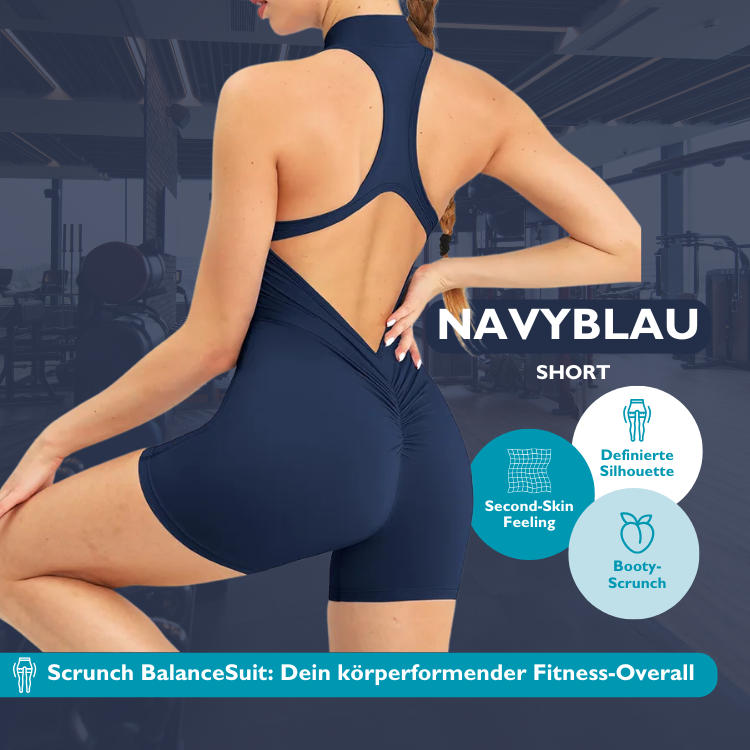 Scrunch BalanceSuit I Shaping Fitness-und Yoga-Overall