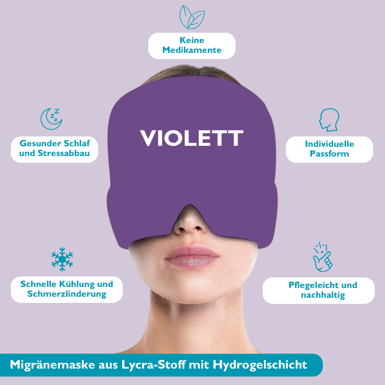 MigraComfort I Migränemaske zur effektiven Schmerzlinderung