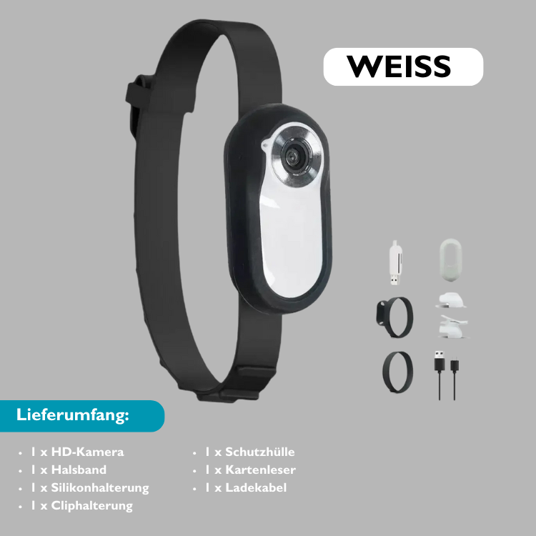 PetView360 I HD-Kamera-Halsband für dein Haustier